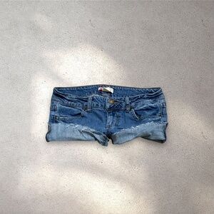 Vtg Forever 21 Ultra Low Rise Micro Denim Shorts